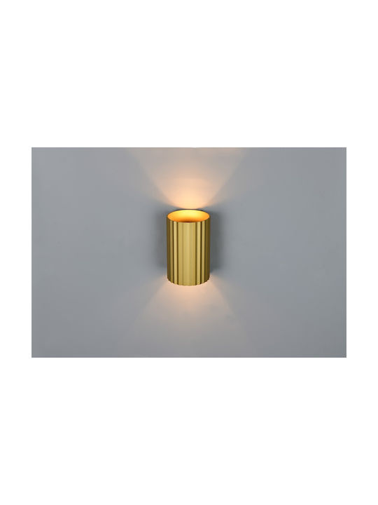 Trio Lighting Imaria Μοντέρνο Φωτιστικό Τοίχου με Ντουί G9 Χρυσό 8x12εκ.