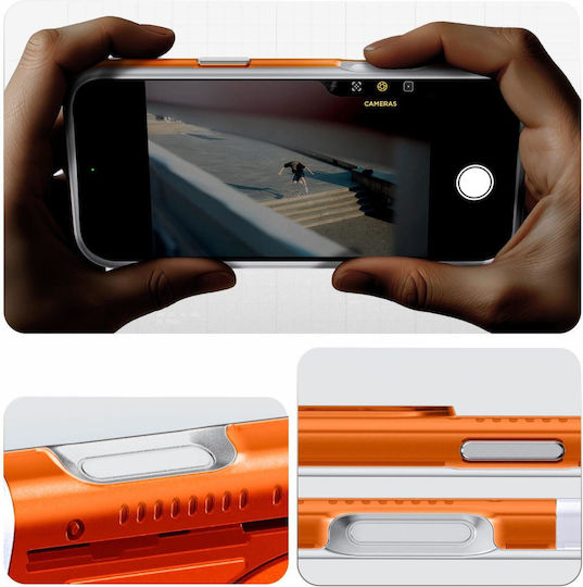 Spigen Classic C1 Задна корица Пластмаса / Силикон Оранжев (iPhone 17 Pro)