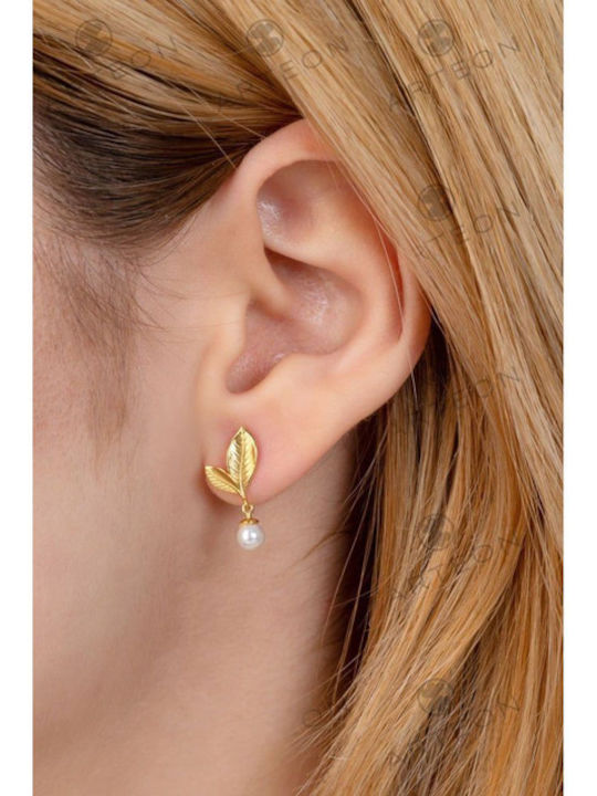Arteon Earrings made of Silver Gold Plated with Pearls Arteon Earrings made of Silver Gold Plated with Pearls