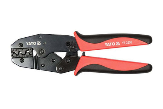 Yato Crimping Pliers for Terminals Cross-Section 0.5 - 6mm² with Ratchet Mechanism Length 220mm
