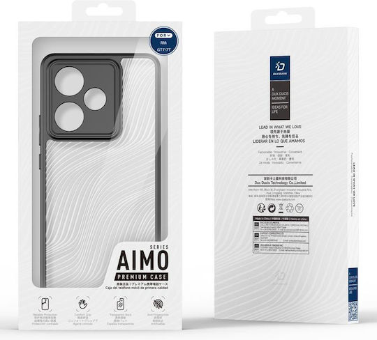 Dux Ducis Aimo Задна корица Силикон / Пластмаса Черен (Realme GT 7)
