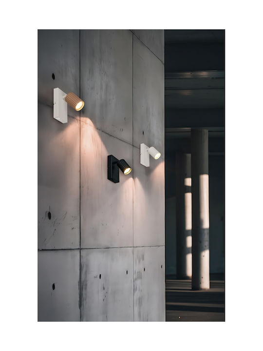 Trio Lighting Soka Single Spot with Socket GU10 in White Color
