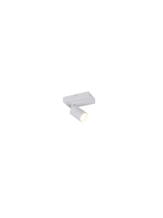 Trio Lighting Soka Single Spot with Socket GU10 in White Color