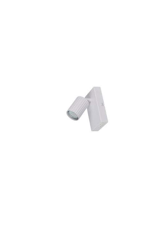 Trio Lighting Soka Single Spot with Socket GU10 in White Color