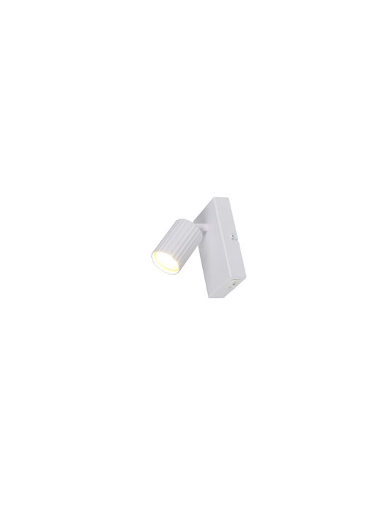 Trio Lighting Soka Single Spot with Socket GU10 in White Color