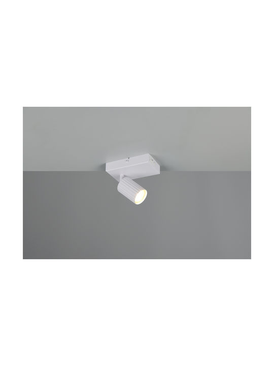 Trio Lighting Soka Single Spot with Socket GU10 in White Color