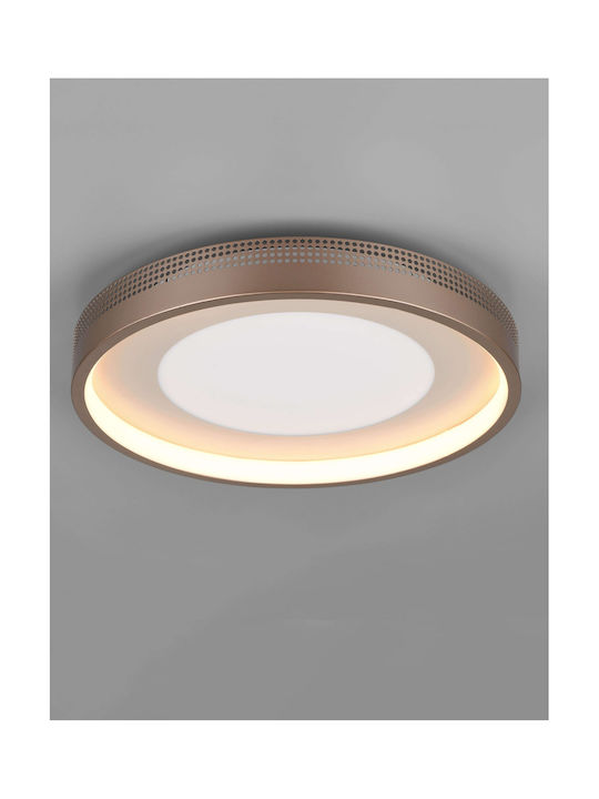 Trio Lighting Solea Deckenleuchte 40cm Braun mit Integrierter LED