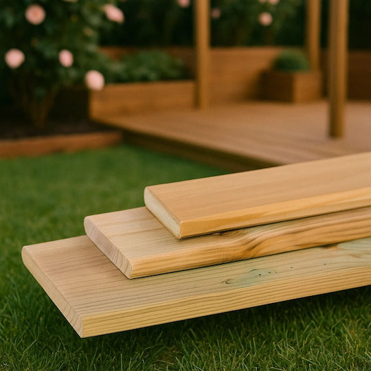 Showood Wood Plank for Garden Flooring 16x14cm