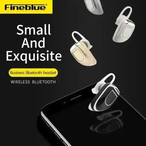 Fineblue FX-6 Earbud Bluetooth Handsfree Earphone Gold