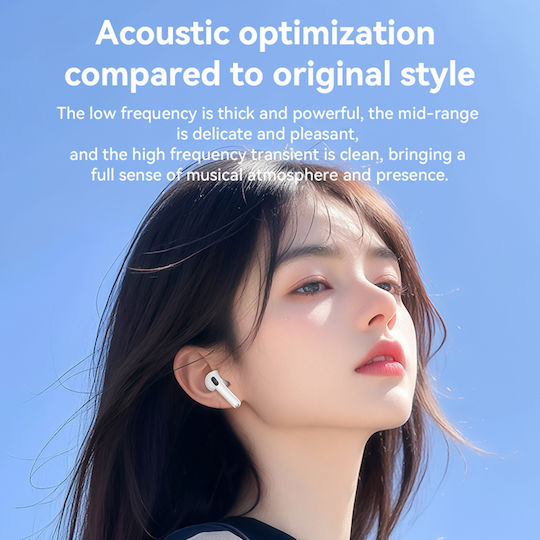 Yesido TWS32 Earbud Bluetooth хендсфри Слушалки с Кутийка за Зареждане Бял