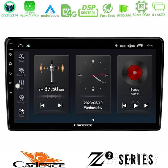 Bizzar Ηχοσύστημα Αυτοκινήτου για Subaru Tribeca 2007-2014 (Bluetooth/USB/WiFi/GPS/Apple-Carplay/Android-Auto) με Οθόνη Αφής 9"