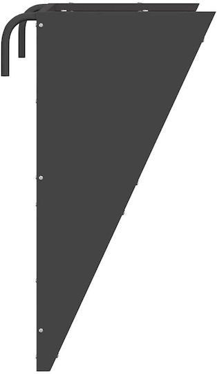 Vidaxl Hängender Futterspender aus Stroh Schwarz 61 X 33 X 66 cm