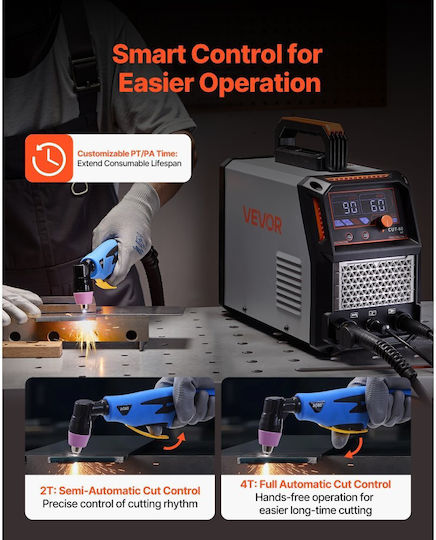 Vevor Плазмено Рязане Inverter 60Спецификация