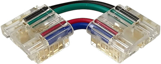 Eurospot Съединител За LED Лента COB RGB Кабелен Ъглов EU4957