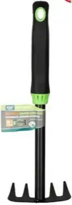 KMT Tools 2904809 Gartenrechen Bogenharke mit Stiel