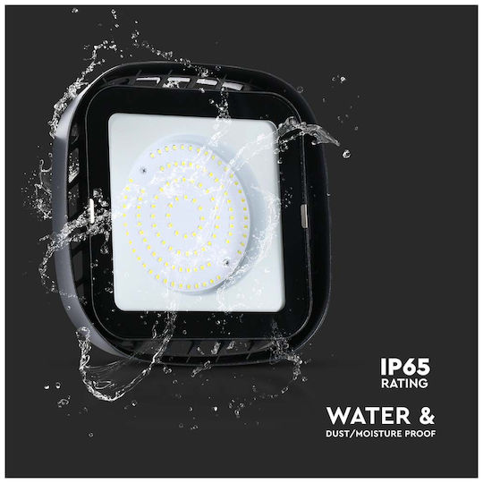 V-TAC Lumină clopot comercială 200W Alb rece 17540lm cu LED încorporat Alb Ø32.6xÎ8cm