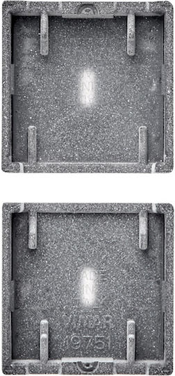 Two Half Switch Buttons 1m Interchangeable Neutral White Arke