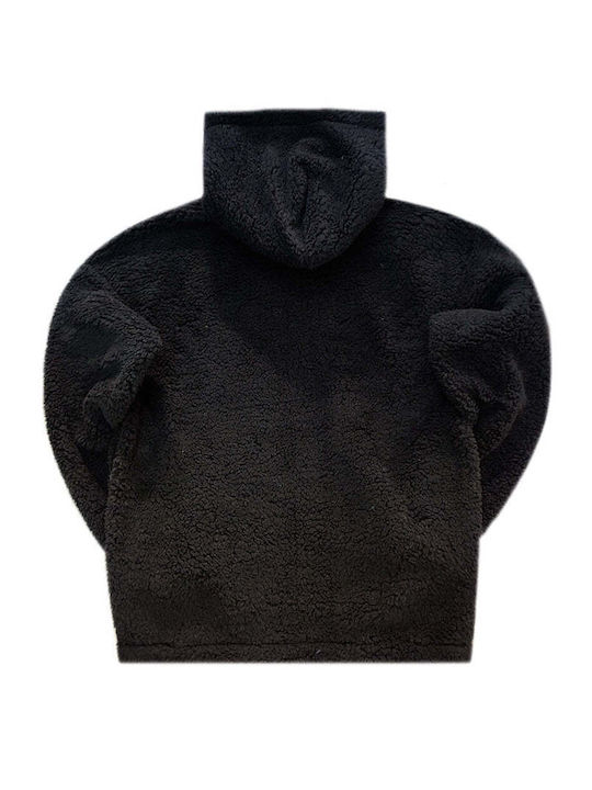 Φούτερ με Κουκούλα Black