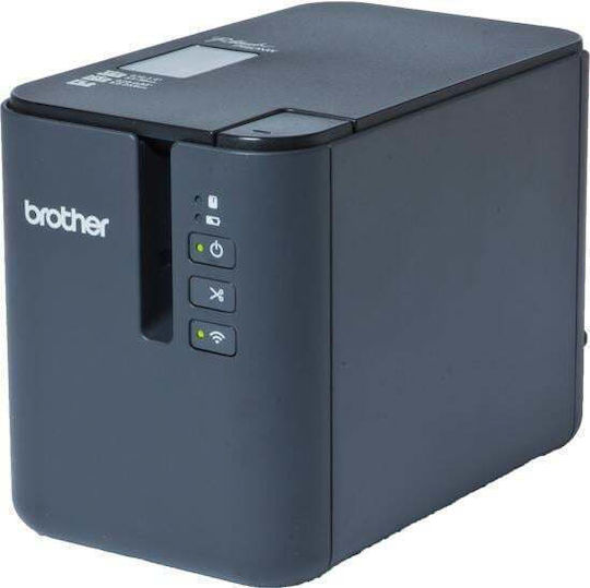 Imprimantă termică directă Brother 360dpi Pt-p950nw Viteză de imprimare 60mm/s Lățime maximă de imprimare 36mm Conectivitate Usb Rețea Serial Wifi Etichetă cod de bare Da Ștampilă verde 3.5 Ron "ptp950nwyj1"