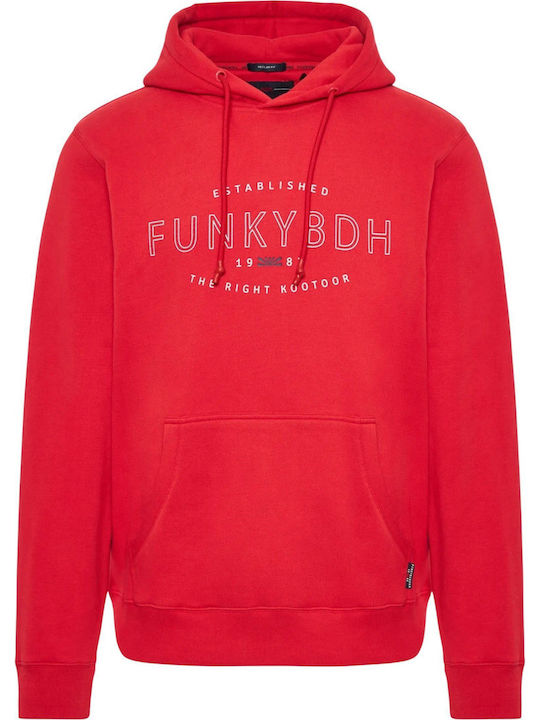 Sweatshirt mit Kapuze Crimson Red