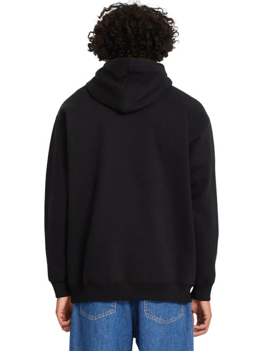 Sweatshirt With Hood Black
