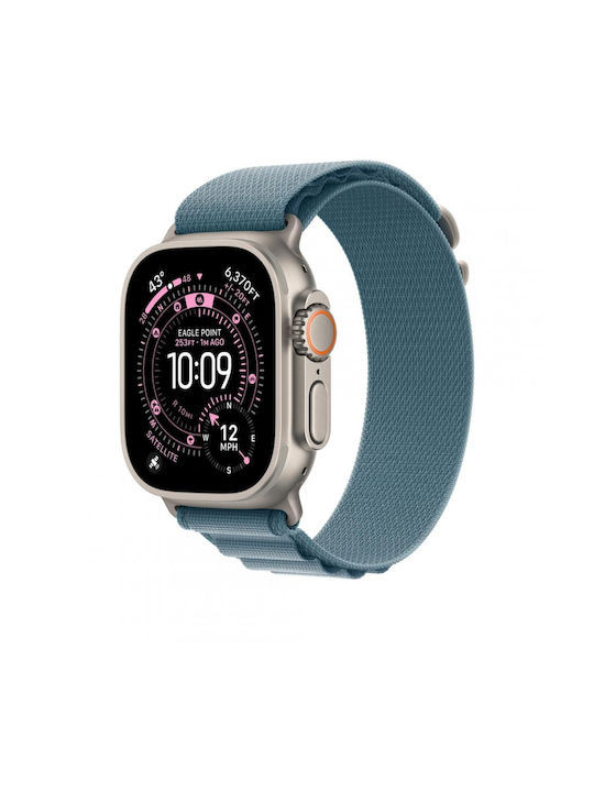 Apple Alpine Loop Armband Light Blue (Apple Watch 44/45/46mm/Ultra 49mm)