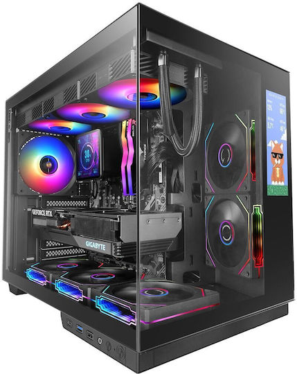 Mars Gaming MC-MIRAGE Midi Tower Κουτί Υπολογιστή Μαύρο