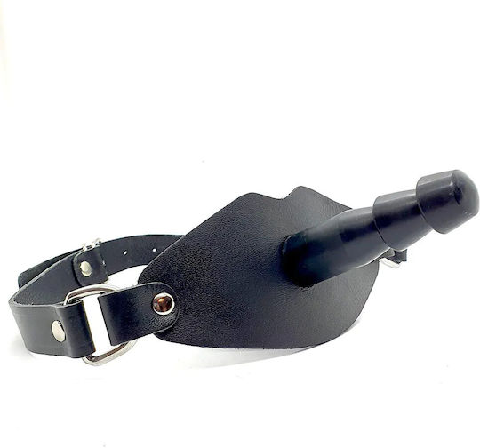 Black Label Leather Φίμωτρο σε Μαύρο Χρώμα