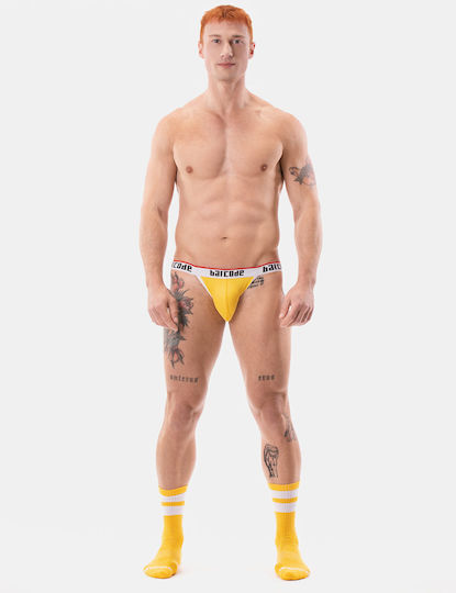 Barcode Berlin Ανδρικό Εσώρουχο Jockstrap Κίτρινο