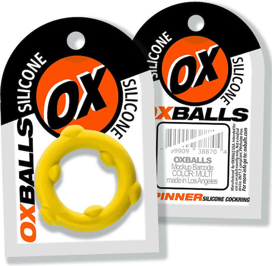Oxballs Spinner Cockring Yellow