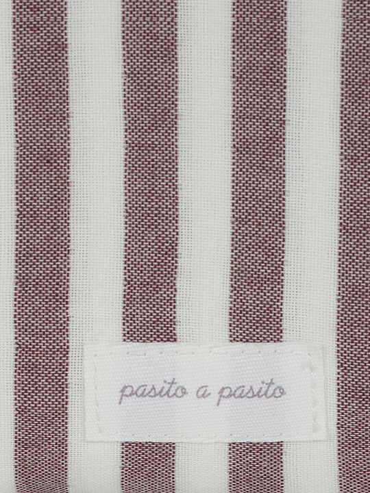 Pasito A Pasito Kulturbeutel Kosmetiktasche Cherry Strips Gestreift