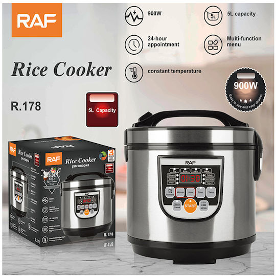Raf Rice Cooker 700W with Capacity 5lt