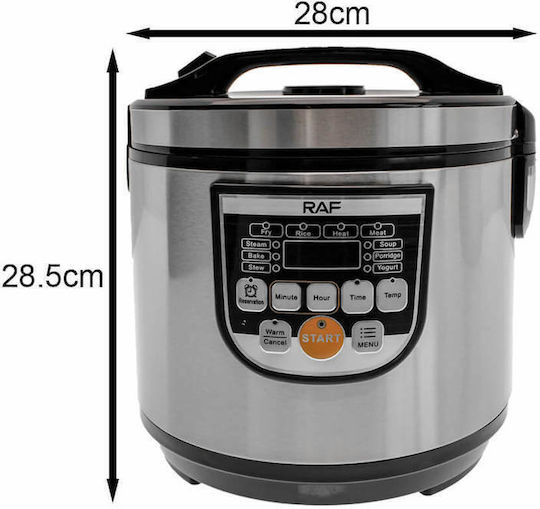 Raf Rice Cooker 700W with Capacity 5lt