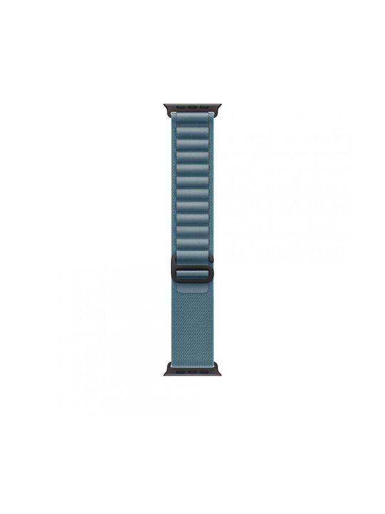 Apple Alpine Loop Armband Light Blue - Black Titanium Finish (Apple Watch 44/45/46mm/Ultra 49mm) Apple Alpine Loop Armband Light Blue - Black Titanium Finish (Apple Watch 44/45/46mm/Ultra 49mm)