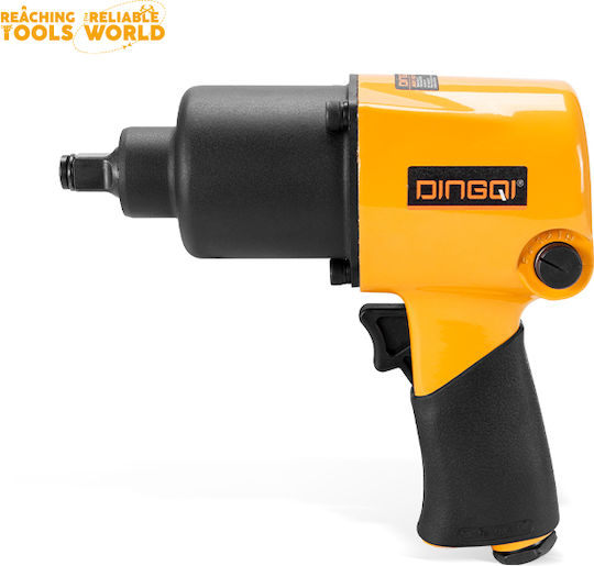 76075 Air Impact Wrench 1/2 Square Drive with Maximum Torque 58.12kgm