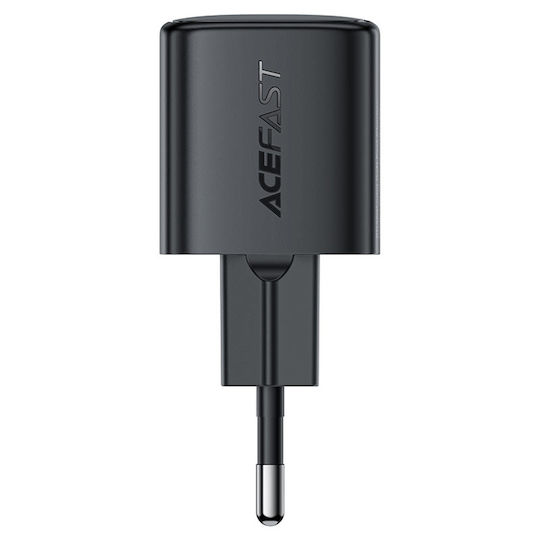 Acefast Φορτιστής Χωρίς Καλώδιο GaN με Θύρα USB-C 30W Power Delivery Μαύρος (A118)