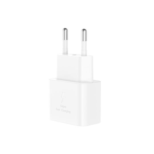 XO Φορτιστής με Θύρα USB-C και Καλώδιο USB-C - USB-C 20W Power Delivery Λευκός (L167)