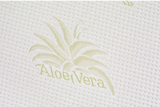 Green Future Mattress Topper 7 Comfort Zones Single Memory Foam Infused with Aloe & Removable Cover 80x190x5cm