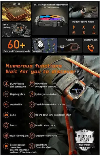 Z85 Max Smartwatch (Negru)