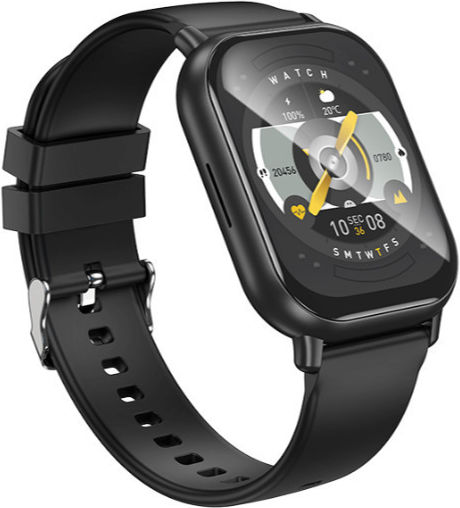 Borofone BD11 Smartwatch with Heart Rate Monitor (Black)