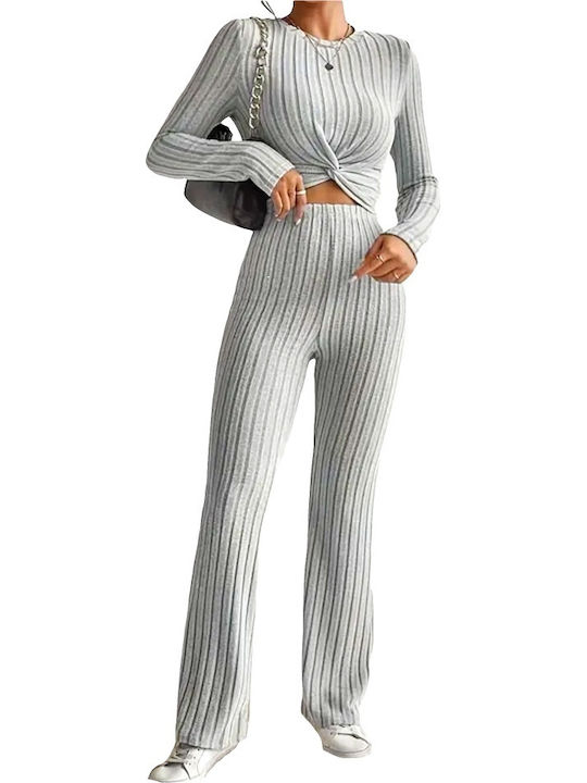 Sweatpants Set Grey