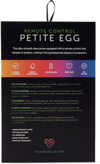 nu sensuelle Petite Egg Mini Vibrator Egg Cu Telecomandă Violet