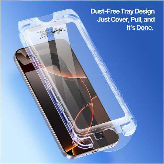 Dux Ducis 2.5D Full Face Tempered Glass Black (iPhone 17 / 17 Pro / 16 Pro)