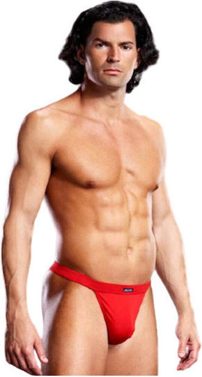 Blue Line Performance Microfiber Thong Red