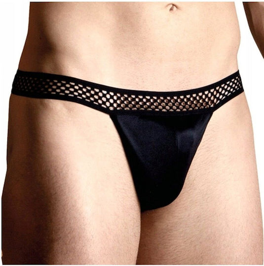 Softline 4486 Low-Rise Thong with Revealing Back Black