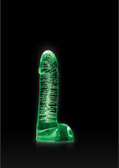 Ns Novelties Firefly Glass Smooth Ballsey Glass Dildo Glasdildo mit Hoden Clear 10cm
