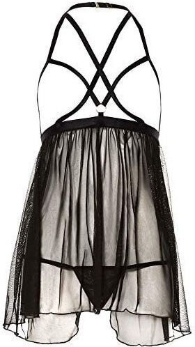 Me-Seduce Ginette Chemise Sexy Babydoll Black