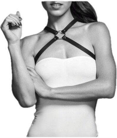 Bijoux Indiscrets Chest Harness Harness Black D-213768