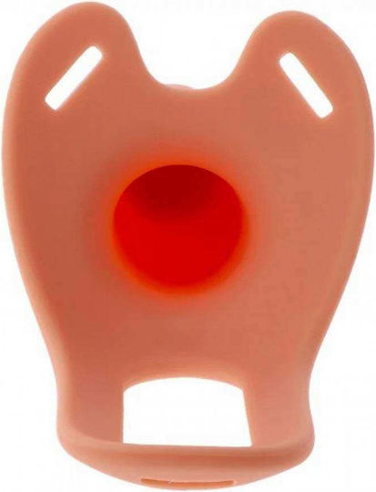 Gurtzeug Strap-Ons Hohlmodell aus Silikon & Kabellose Fernbedienung Hidden Desire Inferno Hohlpenis Strap-On Vibrator aus Fleisch 18cm