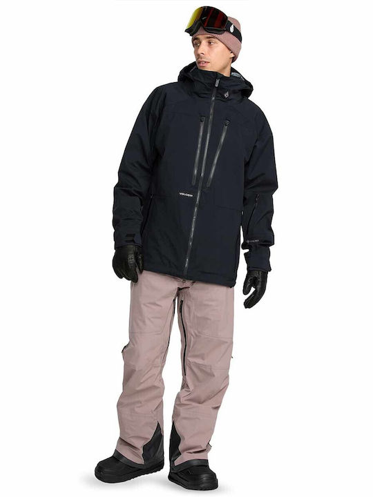 Volcom Stretch Gore-tex G1352601-MVE Men's Trousers for Ski & Snowboard Purple
